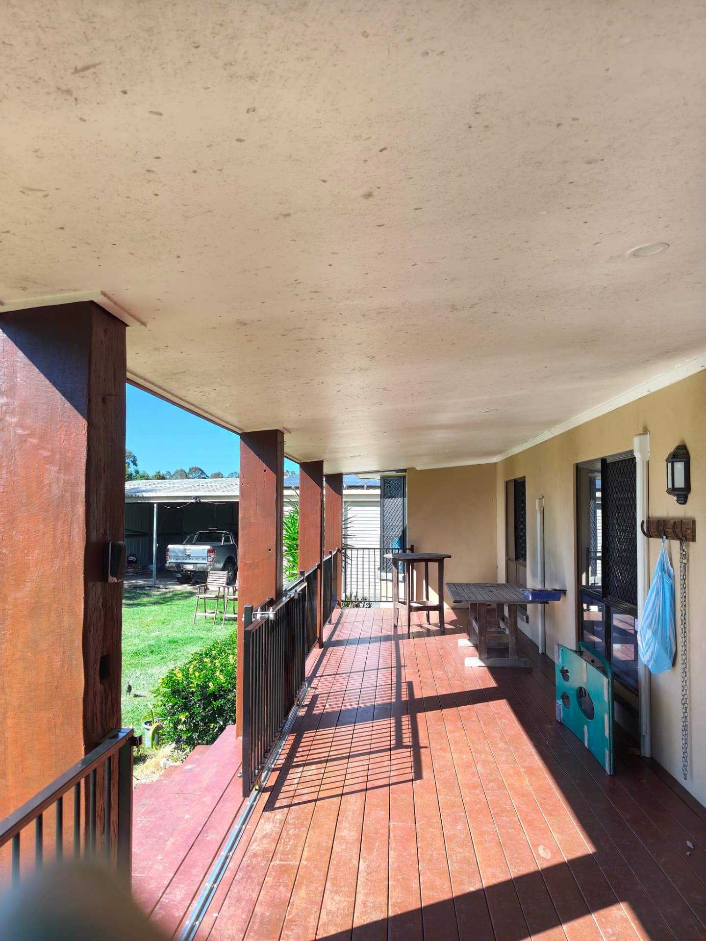 Veranda before painting